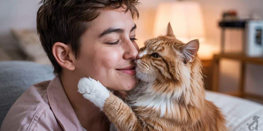 Why does my cat bite my nose?