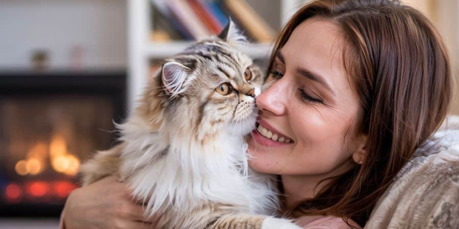 Why does my cat bite my nose?