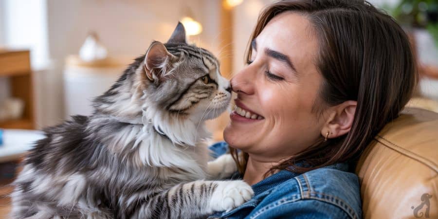 Why does my cat bite my nose?